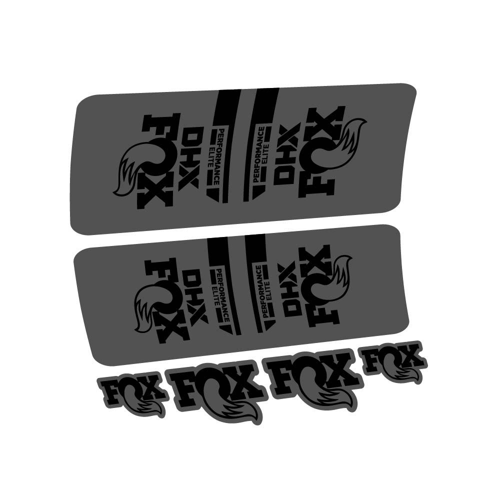 Decal Fox DHX Elite 2022, Shock Absorber, bike sticker vinyl
