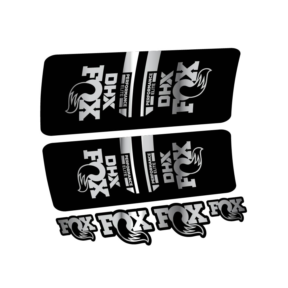 Decal Fox DHX Elite 2022, Shock Absorber, bike sticker vinyl