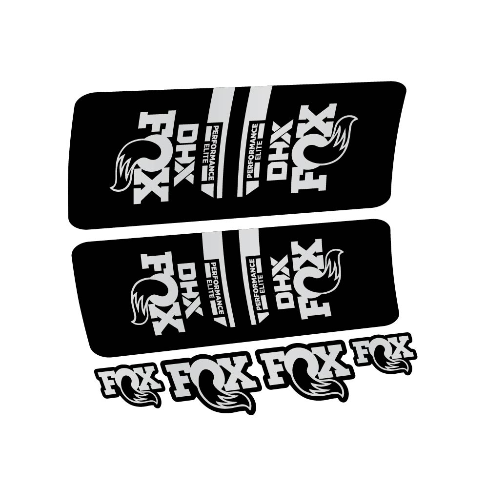 Decal Fox DHX Elite 2022, Shock Absorber, bike sticker vinyl