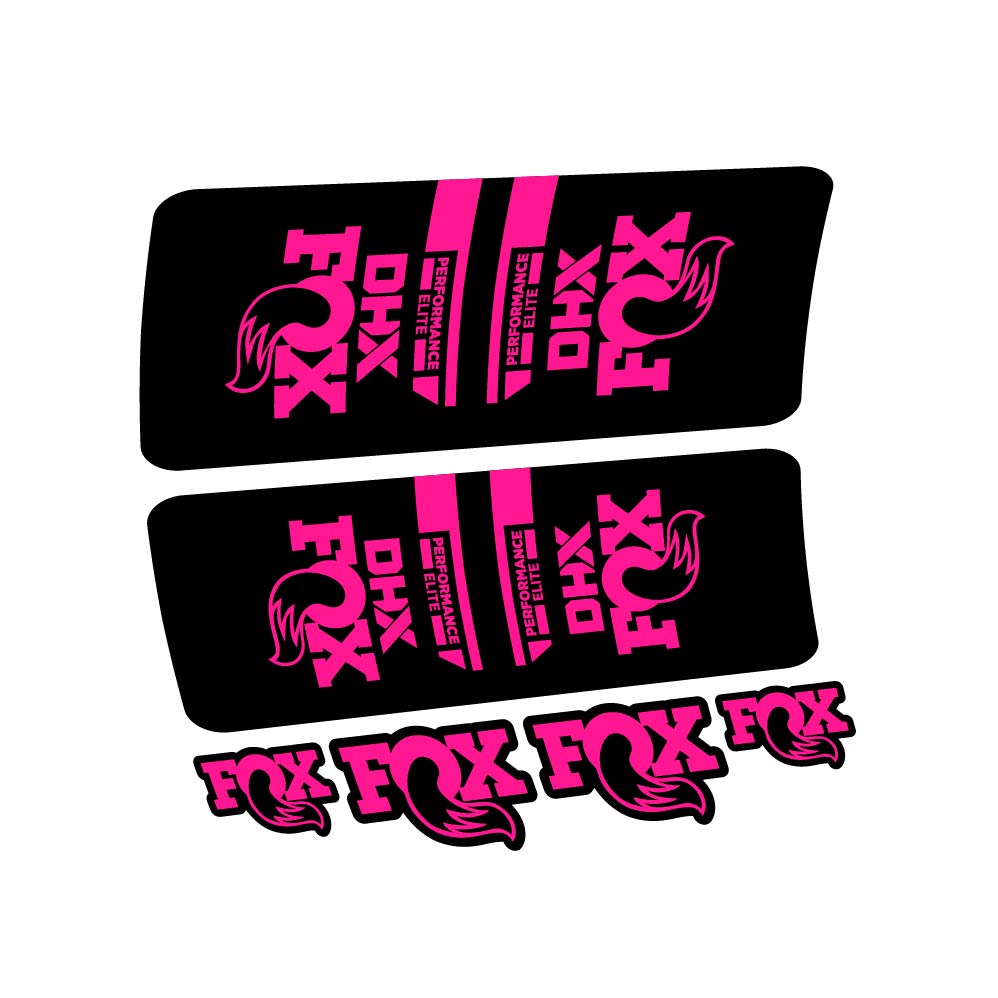 Decal Fox DHX Elite 2022, Shock Absorber, bike sticker vinyl