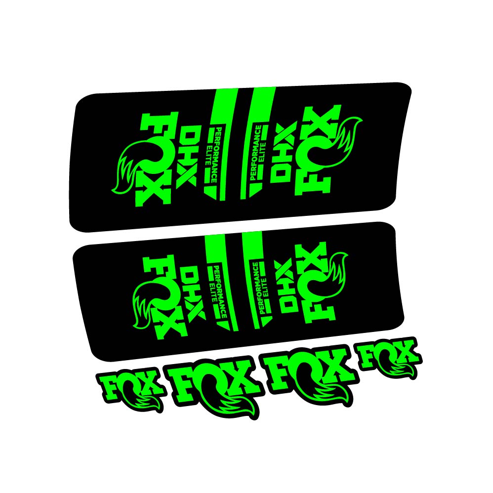 Decal Fox DHX Elite 2022, Shock Absorber, bike sticker vinyl