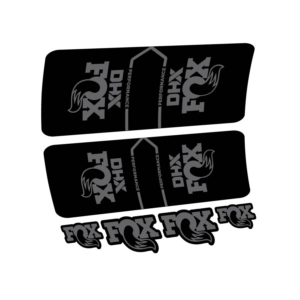 Aufkleber Fox DHX Performance 2022, Stoßdämpfer, Fahrradaufkleber Vinyl