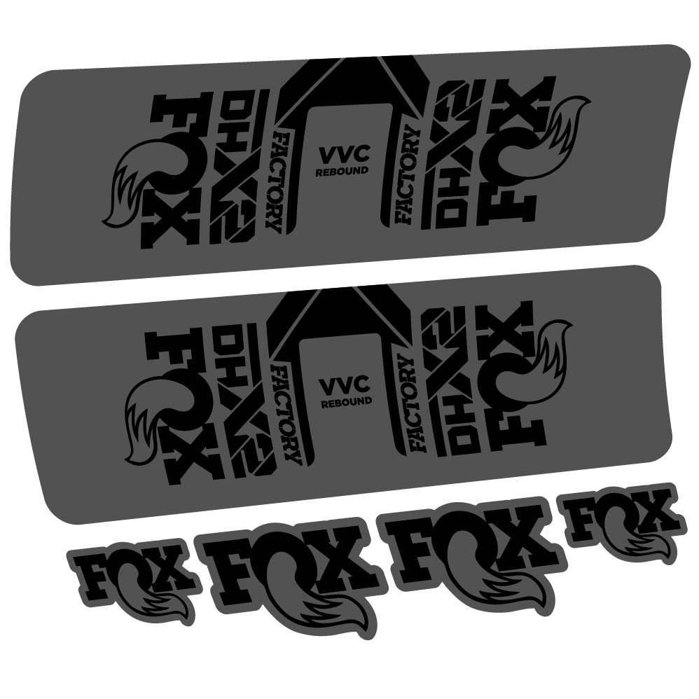 Decal Fox DHX2 Factory 2021, Shock Absorber, bike sticker vinyl