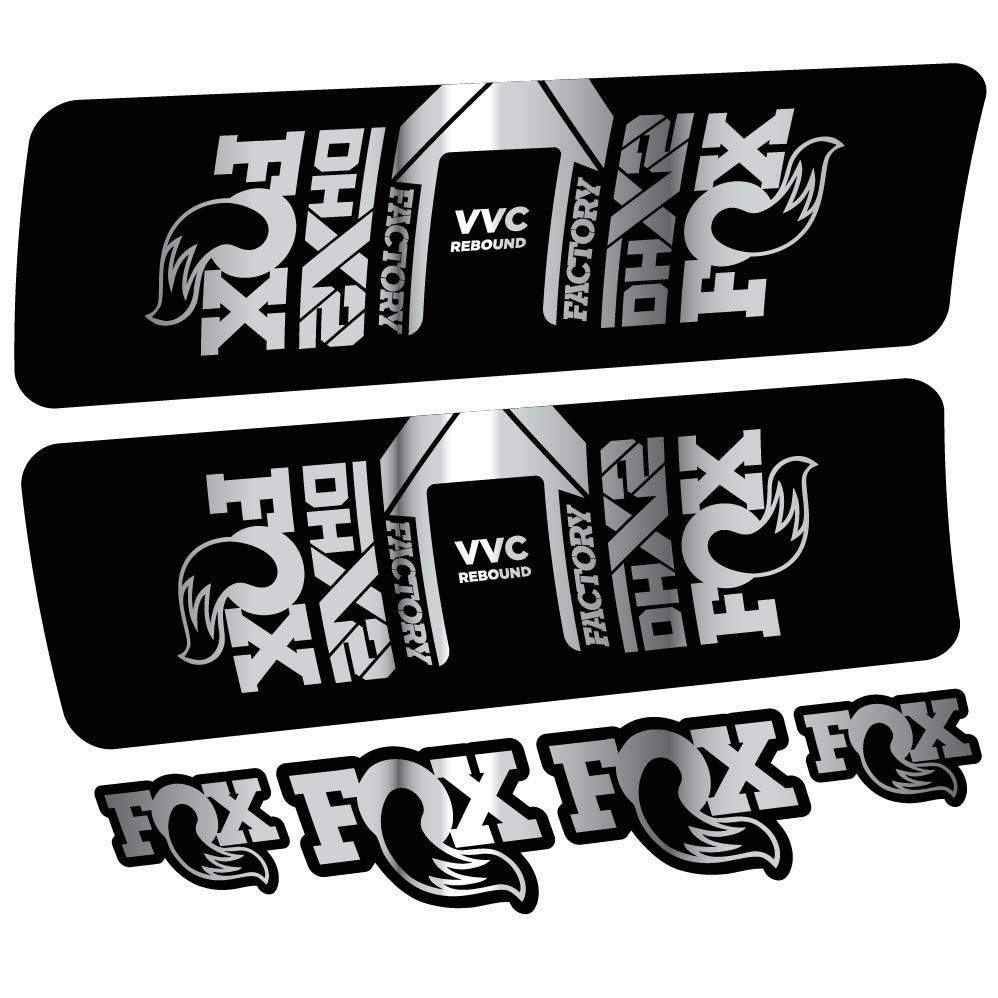 Decal Fox DHX2 Factory 2021, Shock Absorber, bike sticker vinyl