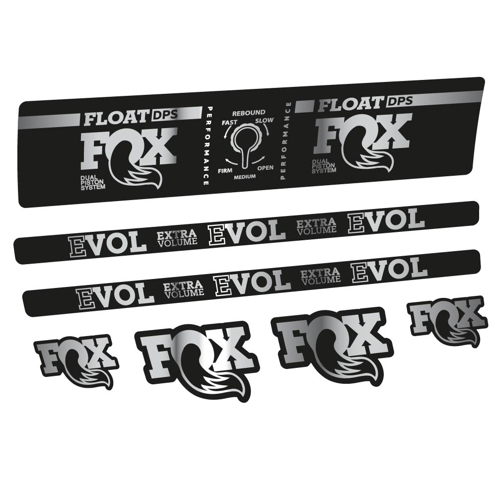 Aufkleber Fox Float DPS Performance, Rear Shox, Fahrradaufkleber Vinyl