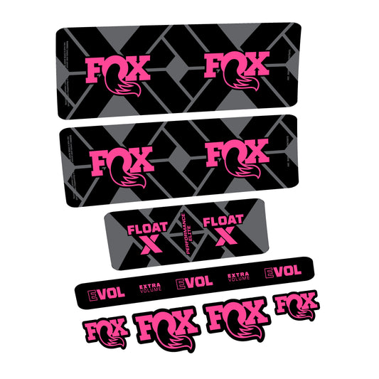 Bubblegum Pink decal for Fox Float X Performance Elite 2027 rear shock – bike sticker vinyl