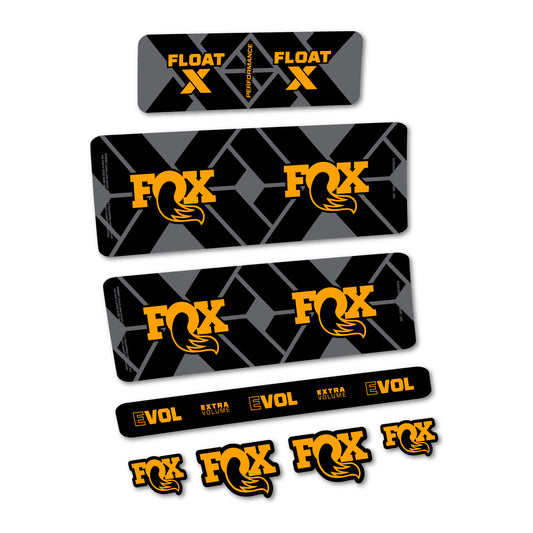 Stickers for Fox Float X Performance 2027, Rear Shock vinyl decals
