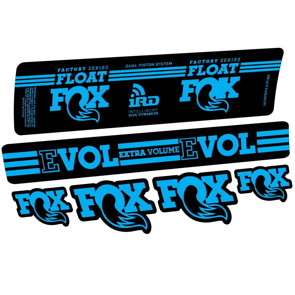 Aufkleber Fox Float DPS iRD 2016, Stoßdämpfer, Fahrradaufkleber Vinyl