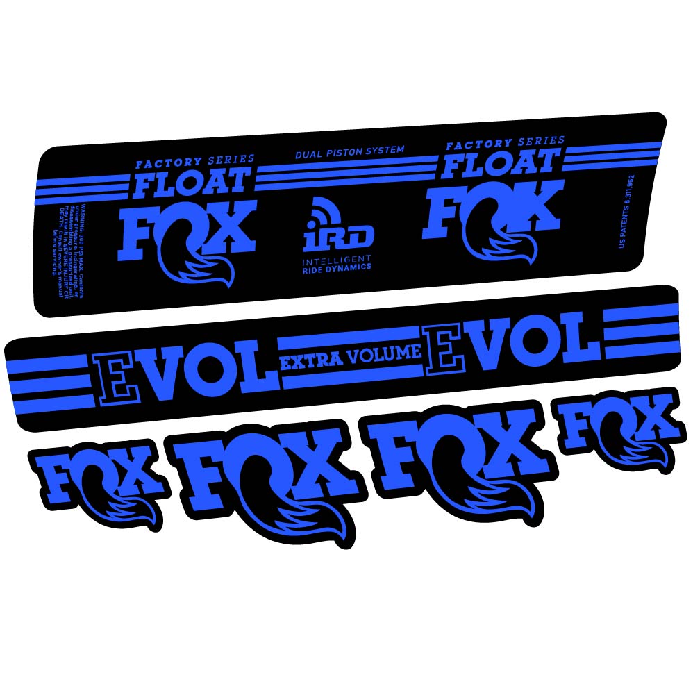 Aufkleber Fox Float DPS iRD 2016, Stoßdämpfer, Fahrradaufkleber Vinyl