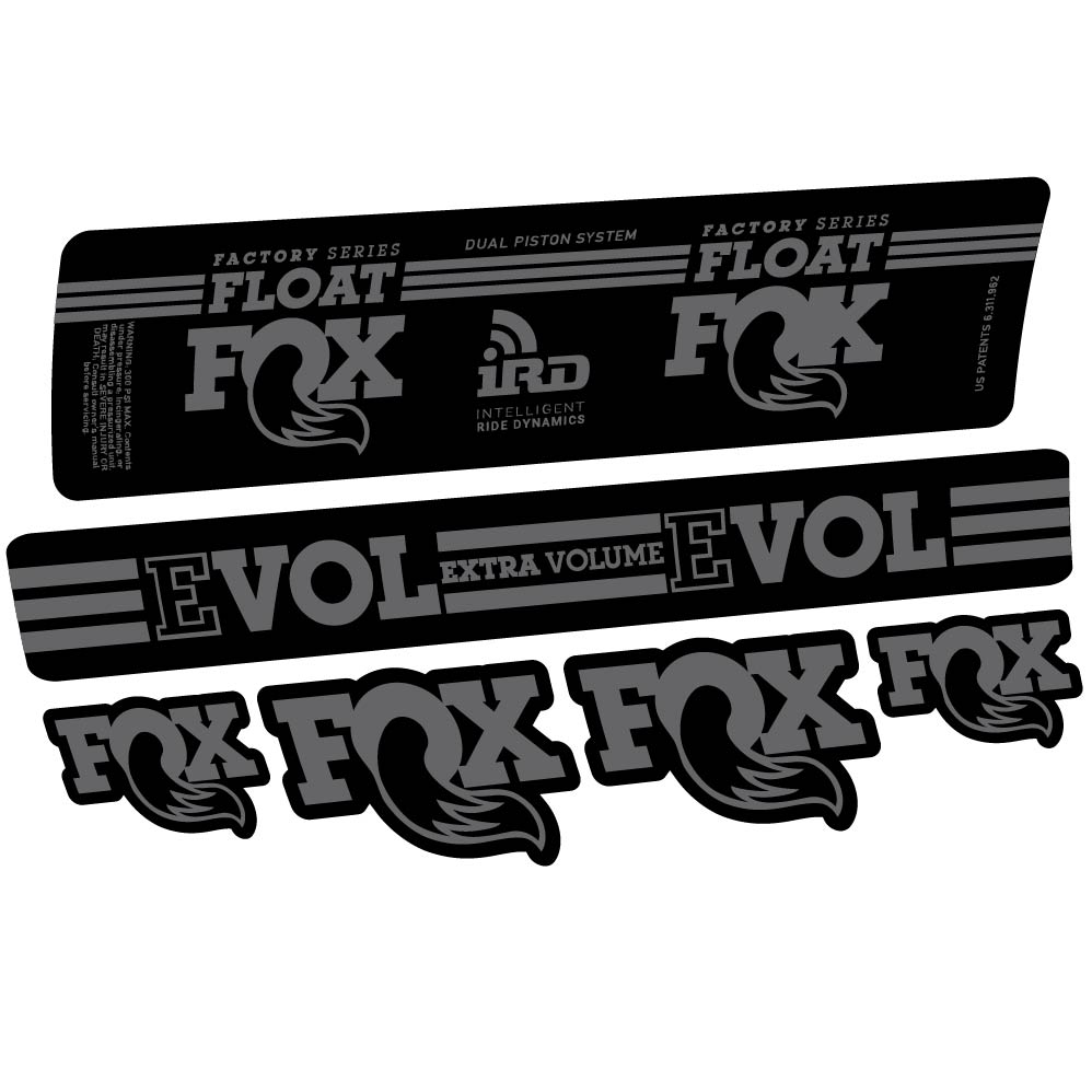 Aufkleber Fox Float DPS iRD 2016, Stoßdämpfer, Fahrradaufkleber Vinyl