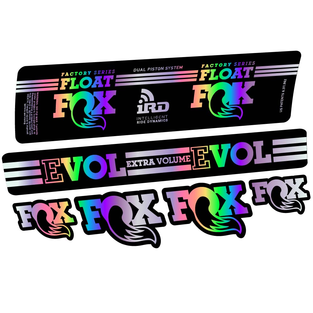 Aufkleber Fox Float DPS iRD 2016, Stoßdämpfer, Fahrradaufkleber Vinyl