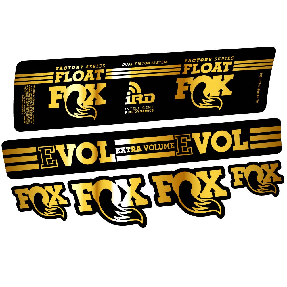 Aufkleber Fox Float DPS iRD 2016, Stoßdämpfer, Fahrradaufkleber Vinyl
