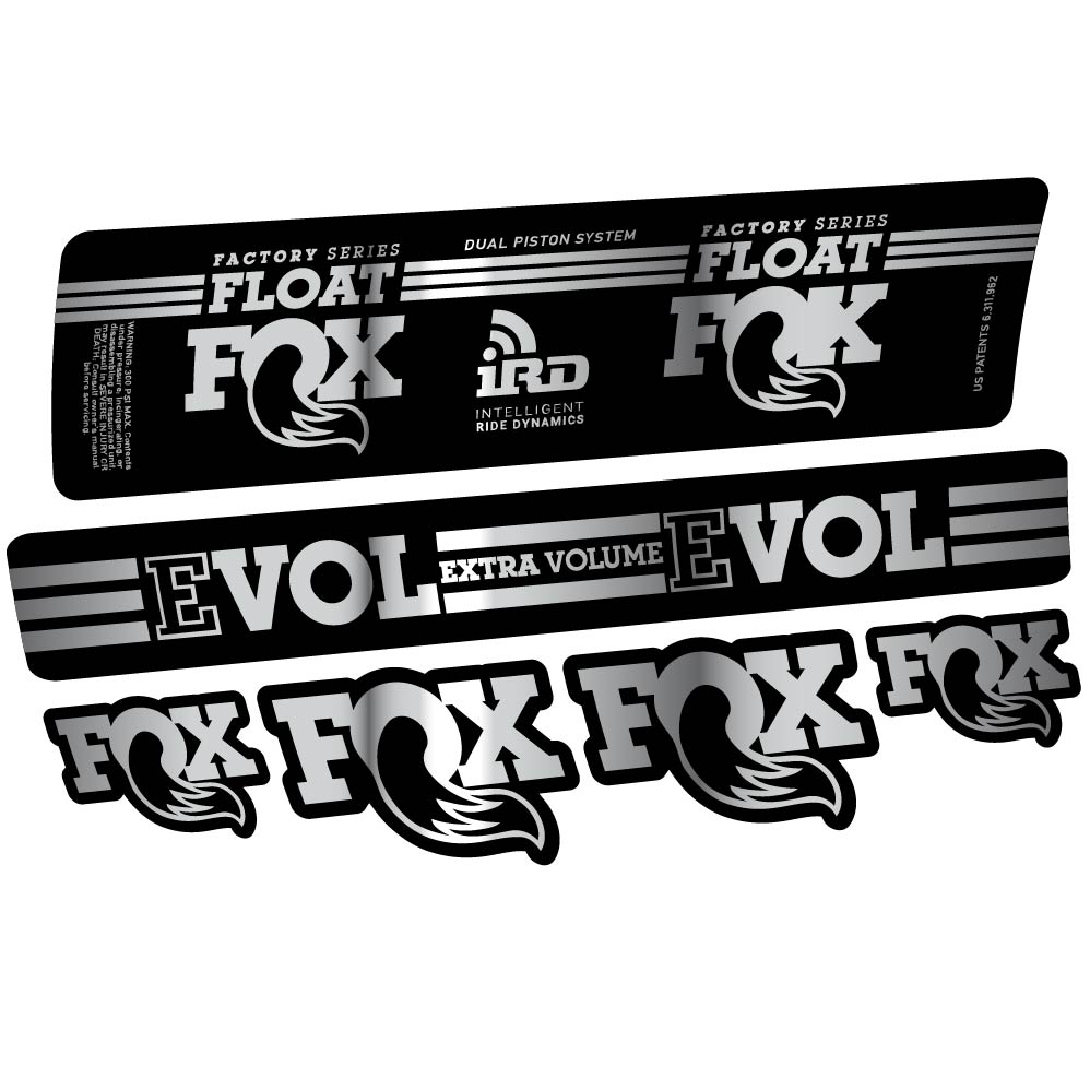 Aufkleber Fox Float DPS iRD 2016, Stoßdämpfer, Fahrradaufkleber Vinyl