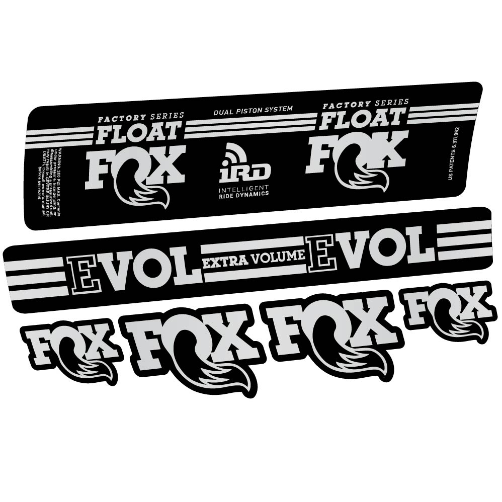 Aufkleber Fox Float DPS iRD 2016, Stoßdämpfer, Fahrradaufkleber Vinyl