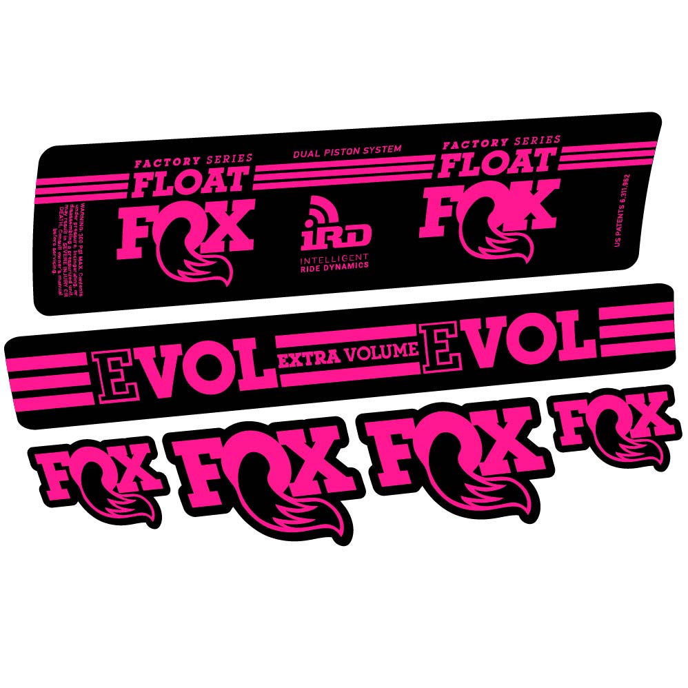 Aufkleber Fox Float DPS iRD 2016, Stoßdämpfer, Fahrradaufkleber Vinyl