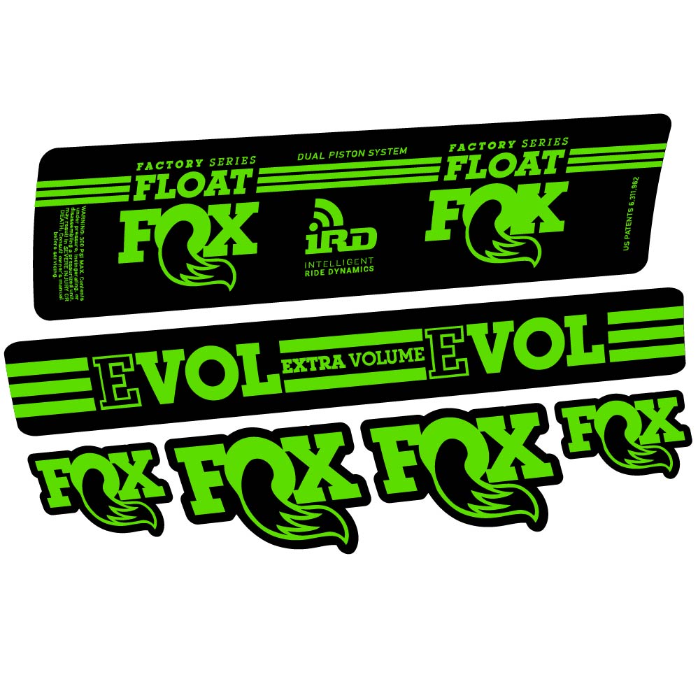 Aufkleber Fox Float DPS iRD 2016, Stoßdämpfer, Fahrradaufkleber Vinyl