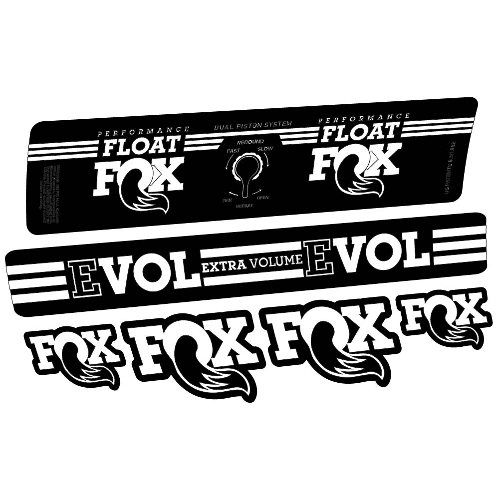 Aufkleber Fox Float DPS Performance 2016, Stoßdämpfer, Fahrradaufkleber Vinyl