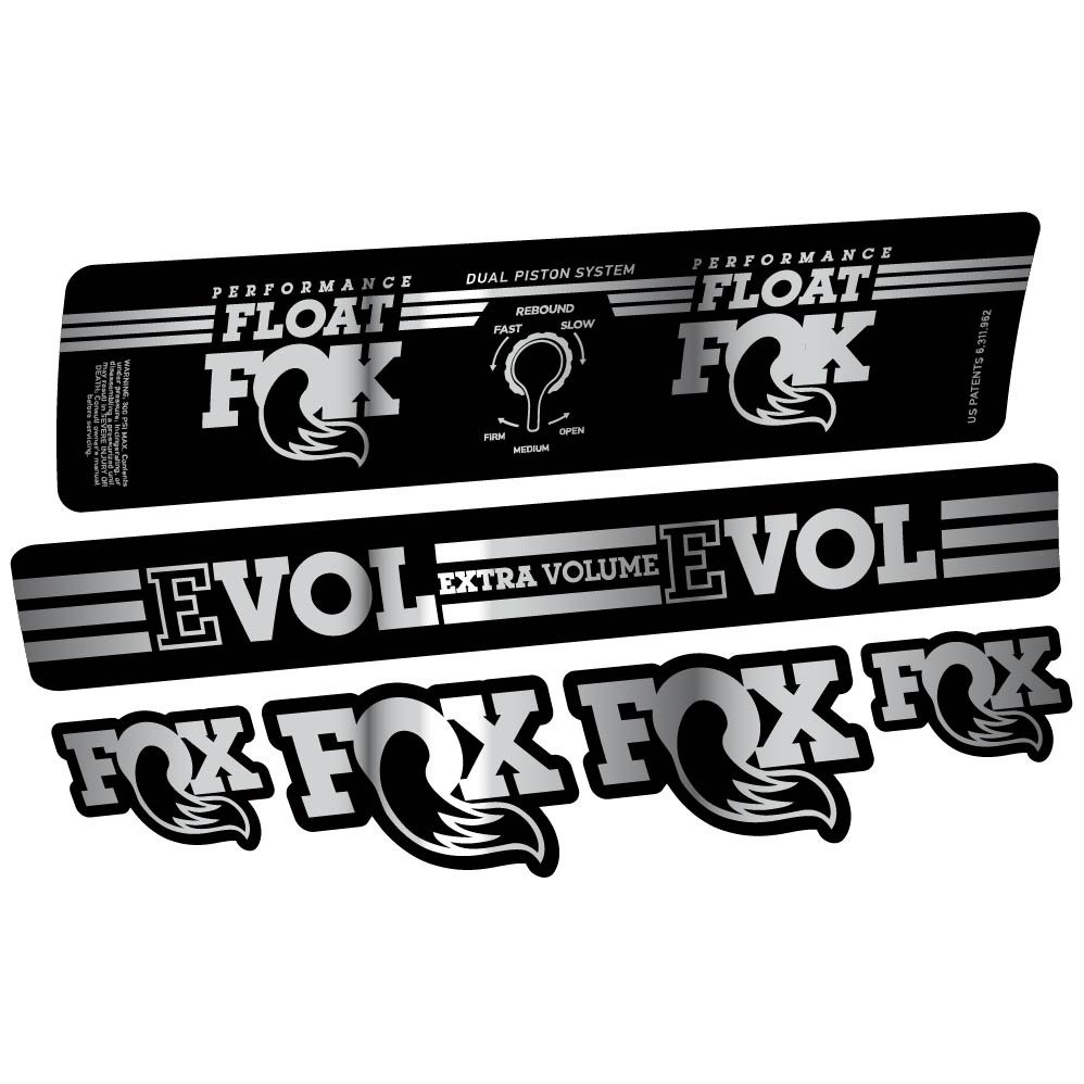 Aufkleber Fox Float DPS Performance 2016, Stoßdämpfer, Fahrradaufkleber Vinyl