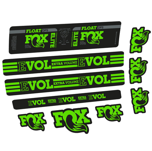 Aufkleber Fox Float DPS Elite, Rear Shox, Fahrradaufkleber Vinyl