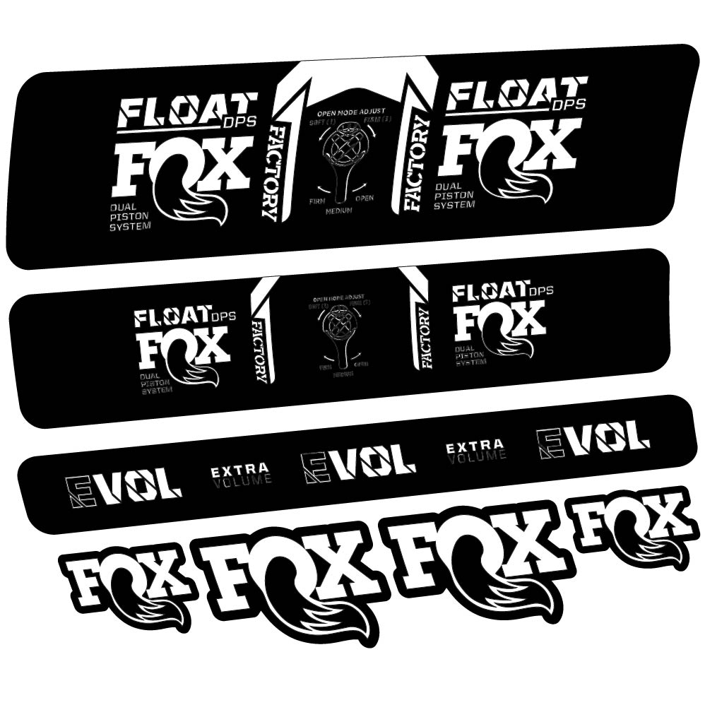 Decal Fox Float DPS Factory 2021, Shock Absorber, bike sticker vinyl