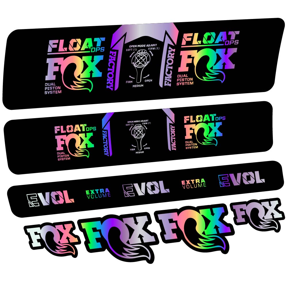 Decal Fox Float DPS Factory 2021, Shock Absorber, bike sticker vinyl