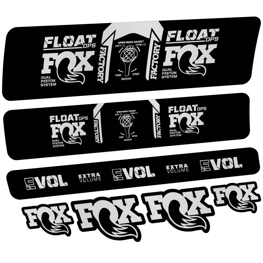 Decal Fox Float DPS Factory 2021, Shock Absorber, bike sticker vinyl