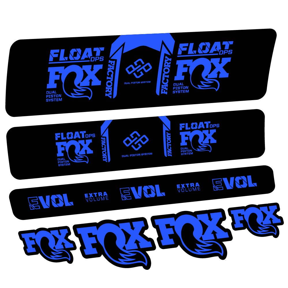Decal Fox Float DPS Factory Remote 2021, Shock Absorber, bike sticker vinyl