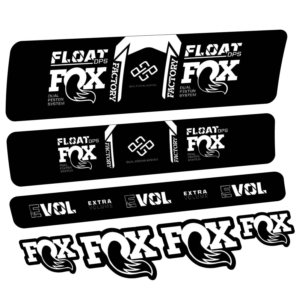 Decal Fox Float DPS Factory Remote 2021, Shock Absorber, bike sticker vinyl