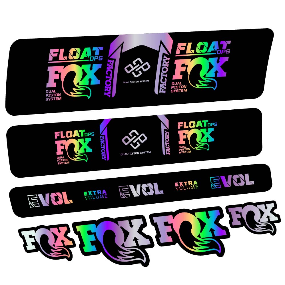 Decal Fox Float DPS Factory Remote 2021, Shock Absorber, bike sticker vinyl