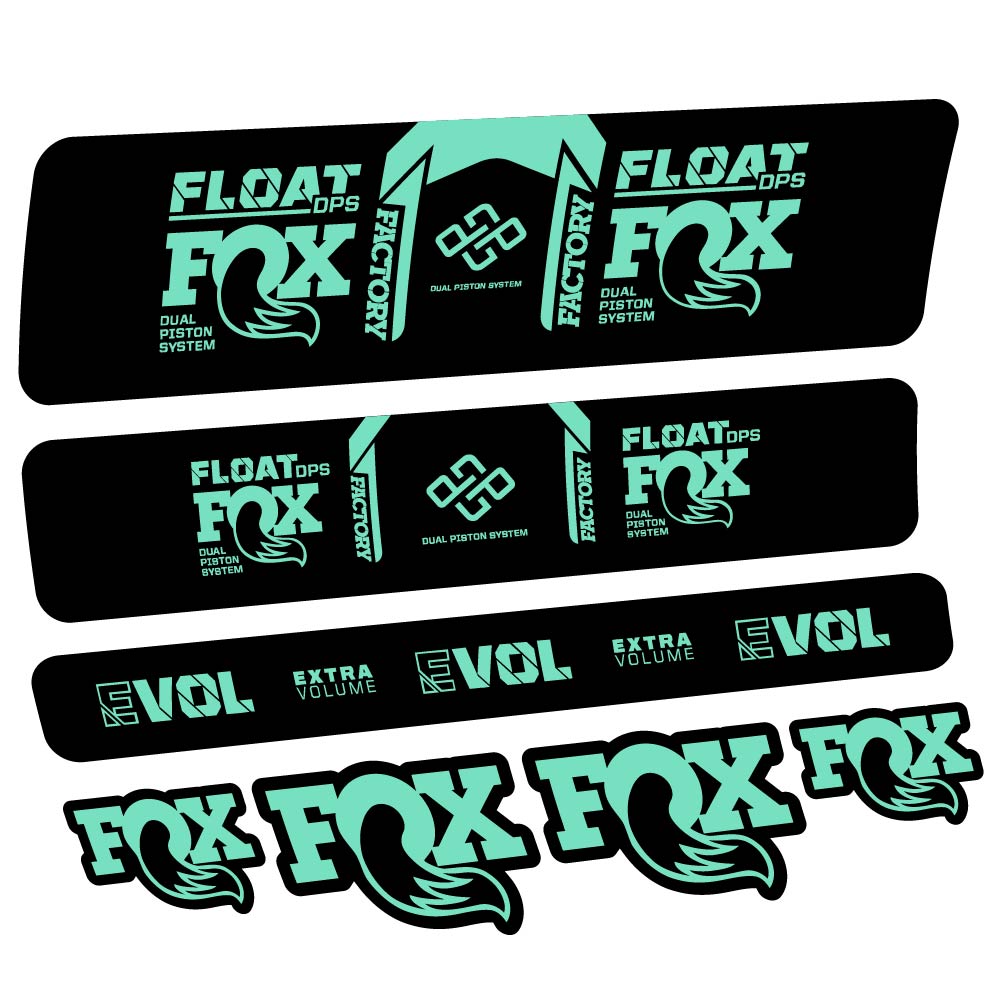 Decal Fox Float DPS Factory Remote 2021, Shock Absorber, bike sticker vinyl
