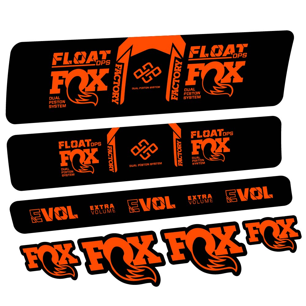 Decal Fox Float DPS Factory Remote 2021, Shock Absorber, bike sticker vinyl