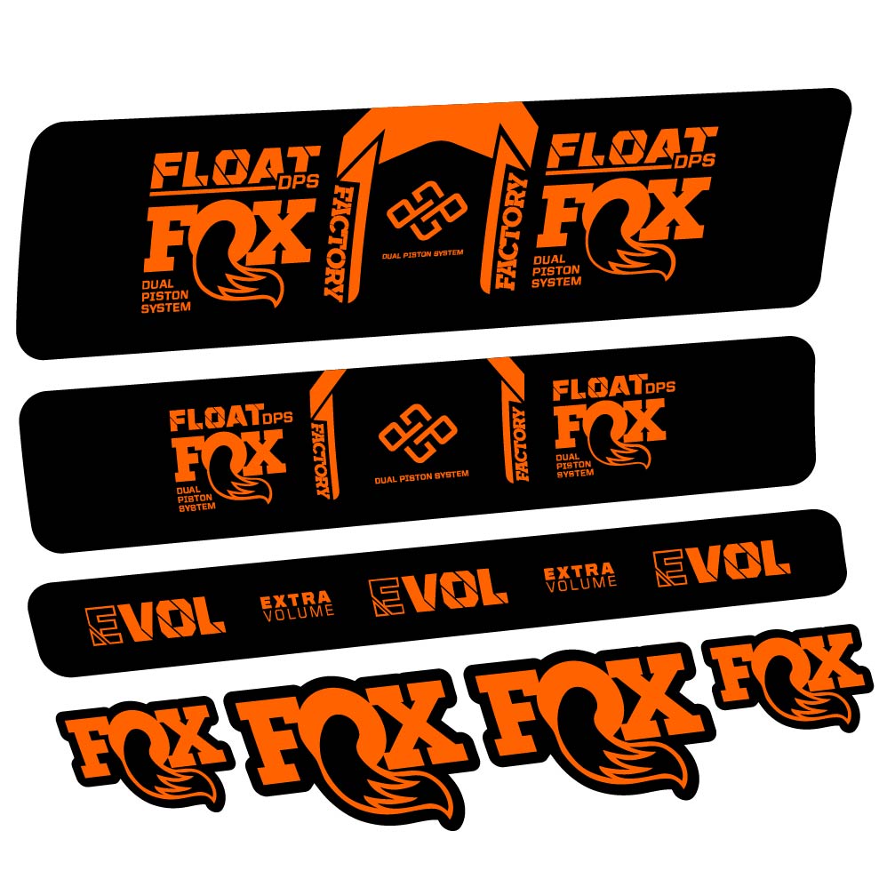 Decal Fox Float DPS Factory Remote 2021, Shock Absorber, bike sticker vinyl