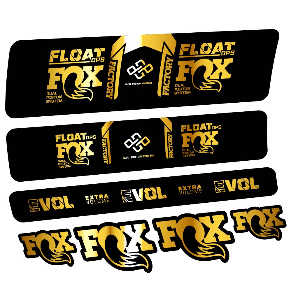 Decal Fox Float DPS Factory Remote 2021, Shock Absorber, bike sticker vinyl