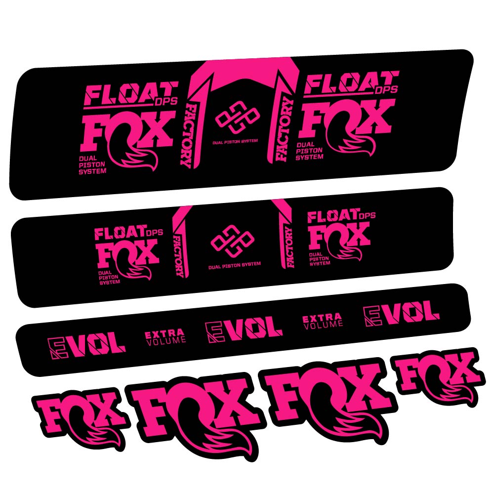 Decal Fox Float DPS Factory Remote 2021, Shock Absorber, bike sticker vinyl