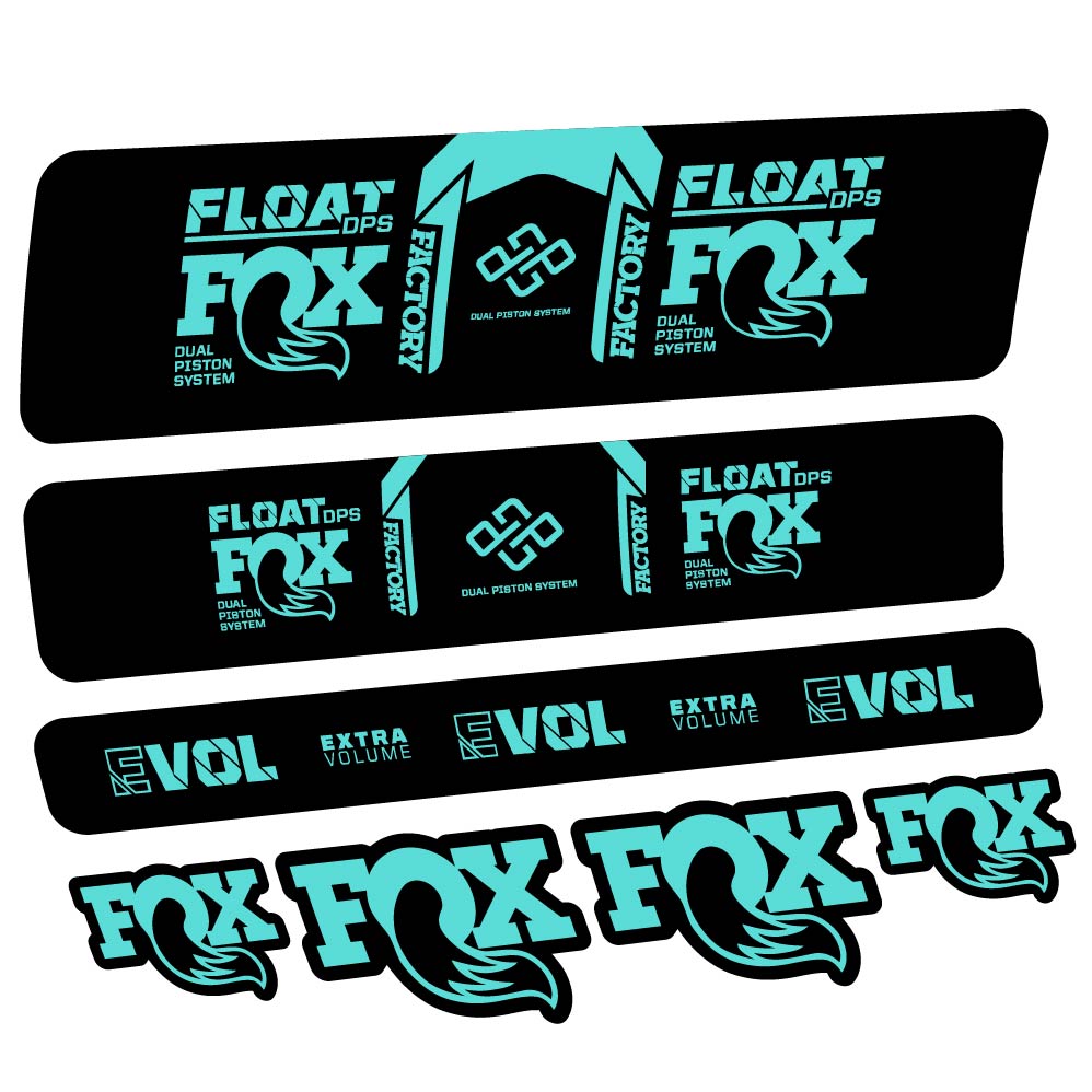 Decal Fox Float DPS Factory Remote 2021, Shock Absorber, bike sticker vinyl