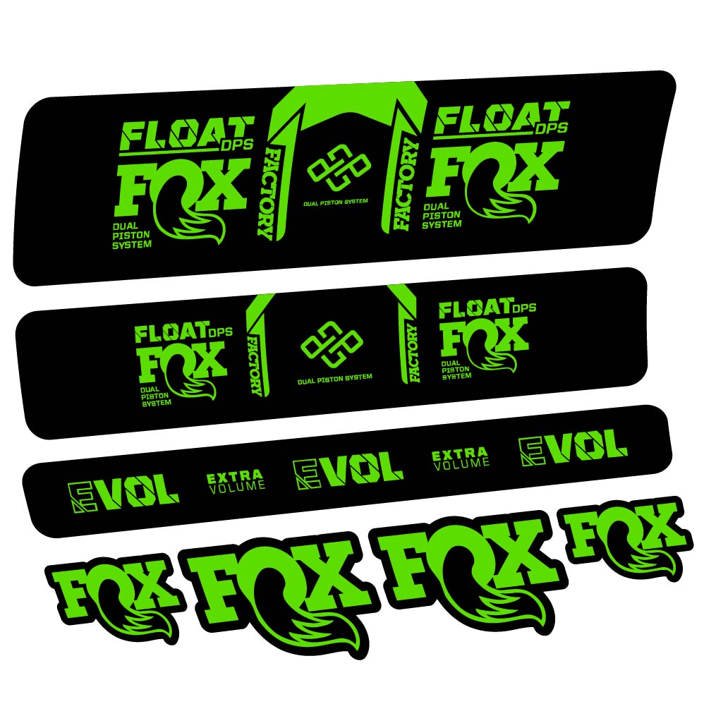 Decal Fox Float DPS Factory Remote 2021, Shock Absorber, bike sticker vinyl