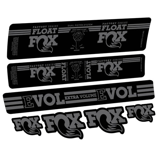 Trafc Grey decal for Fox Float DPS Factory 2016 rear shock – bike sticker vinyl