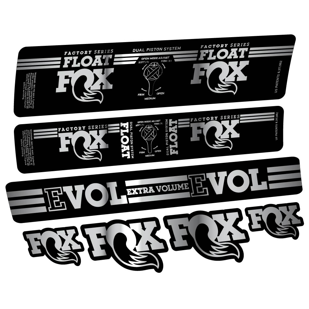 Decal Fox Float DPS Factory 2016, Shock Absorber, bike sticker vinyl