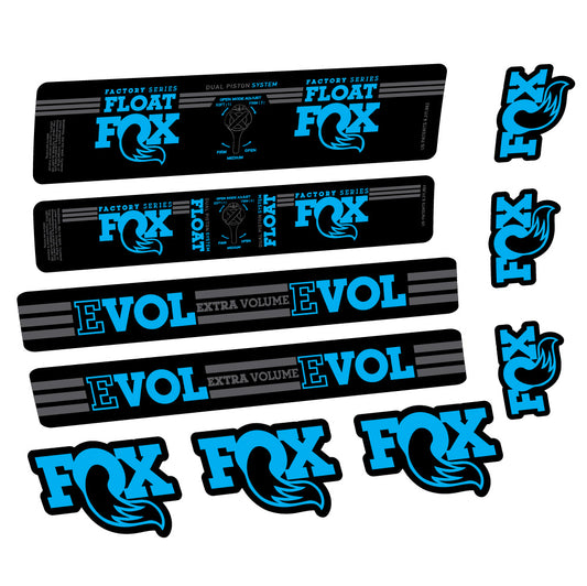 Aufkleber Fox Float DPS Factory, Rear Shox, Fahrradaufkleber Vinyl