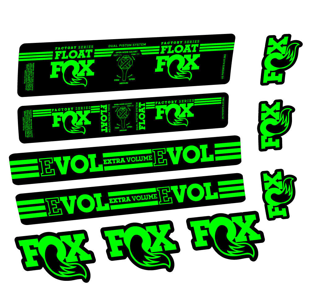 Aufkleber Fox Float DPS Factory, Rear Shox, Fahrradaufkleber Vinyl