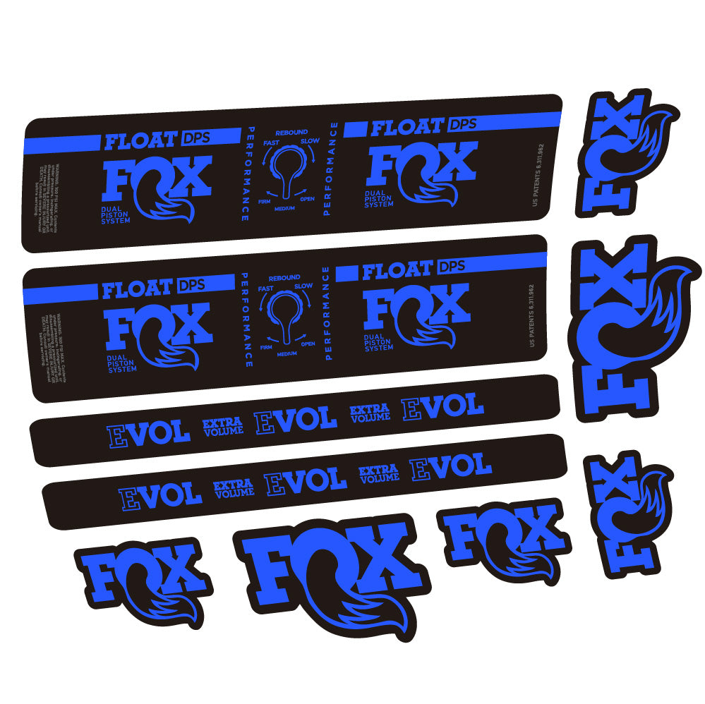 Aufkleber Fox Float DPS Performance, Rear Shox, Fahrradaufkleber Vinyl