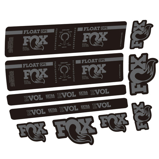Aufkleber Fox Float DPS Performance, Rear Shox, Fahrradaufkleber Vinyl