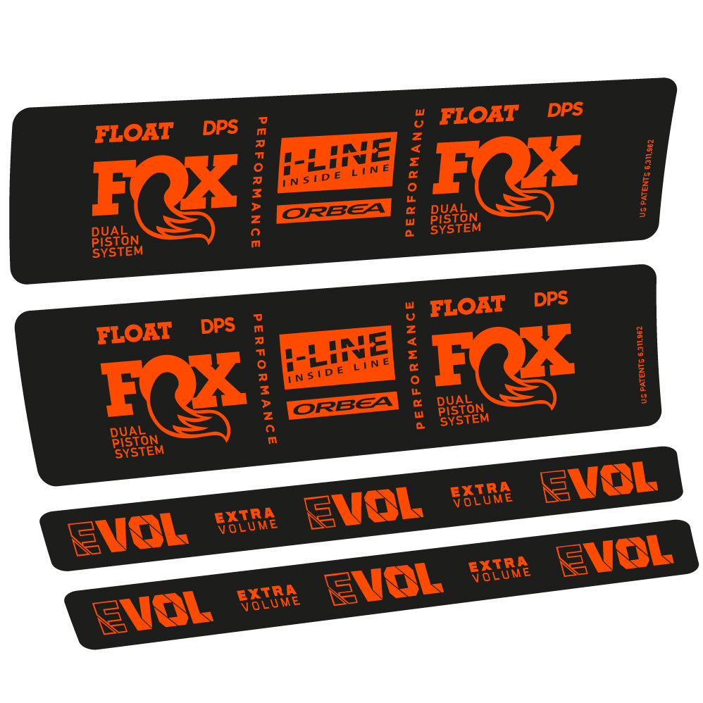 Aufkleber Fox Float DPS Performance I Line, Stoßdämpfer, Fahrradaufkleber Vinyl