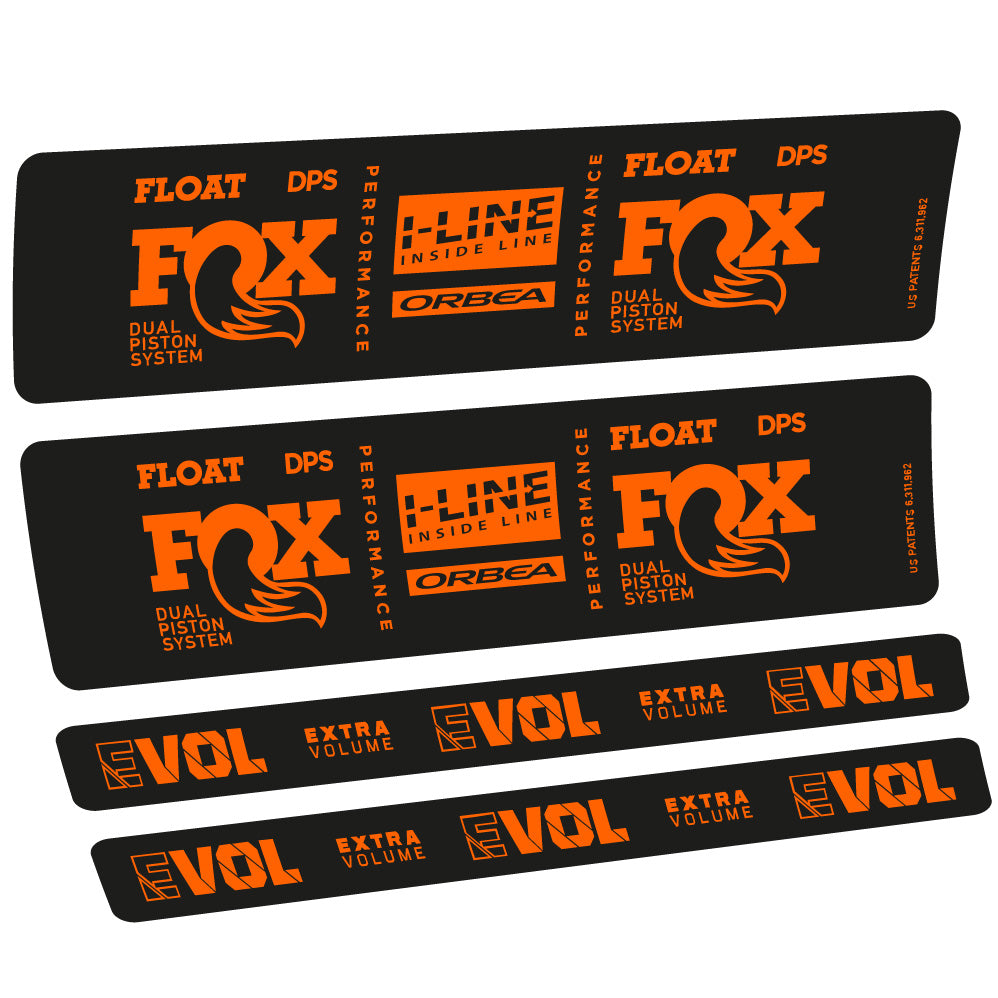 Aufkleber Fox Float DPS Performance I Line, Stoßdämpfer, Fahrradaufkleber Vinyl