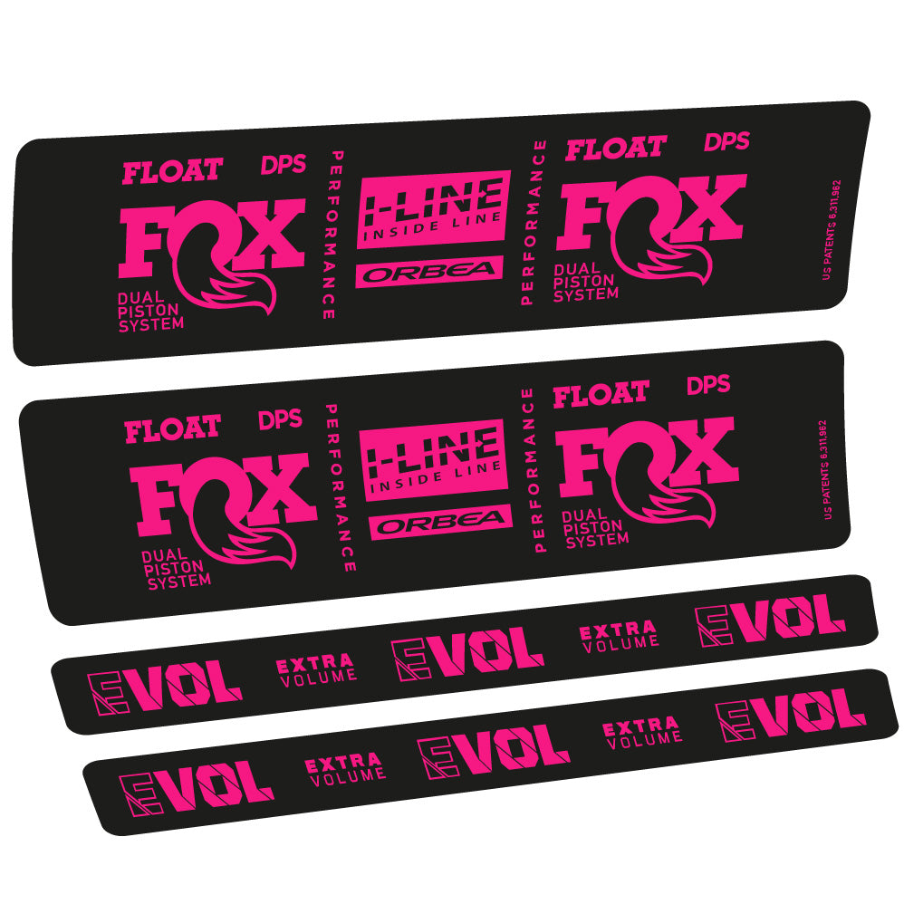 Aufkleber Fox Float DPS Performance I Line, Stoßdämpfer, Fahrradaufkleber Vinyl