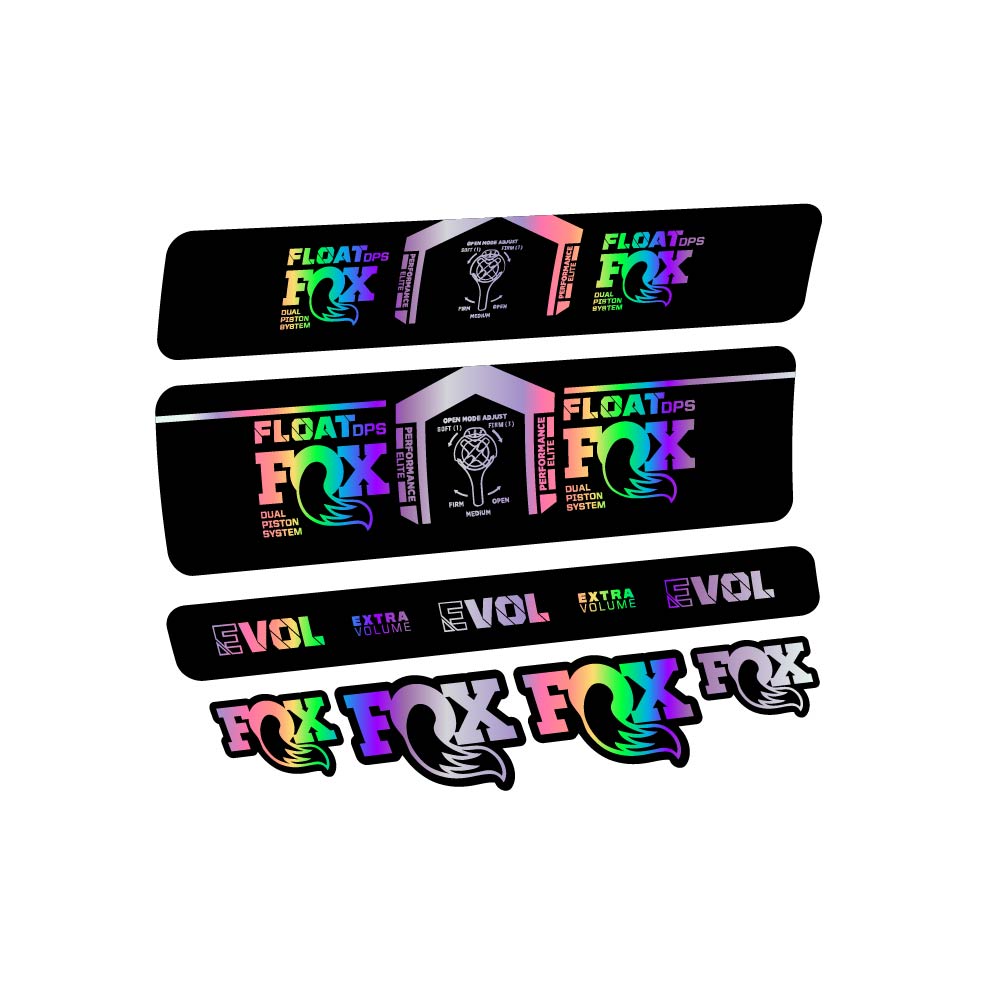 Decal Fox Float DPS Performance Elite 2021, Shock Absorber, bike sticker vinyl