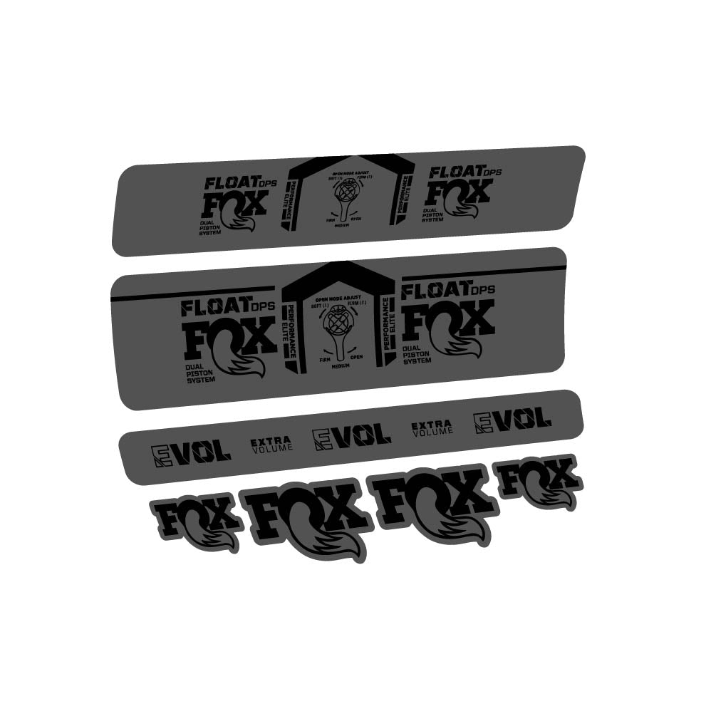 Decal Fox Float DPS Performance Elite 2021, Shock Absorber, bike sticker vinyl