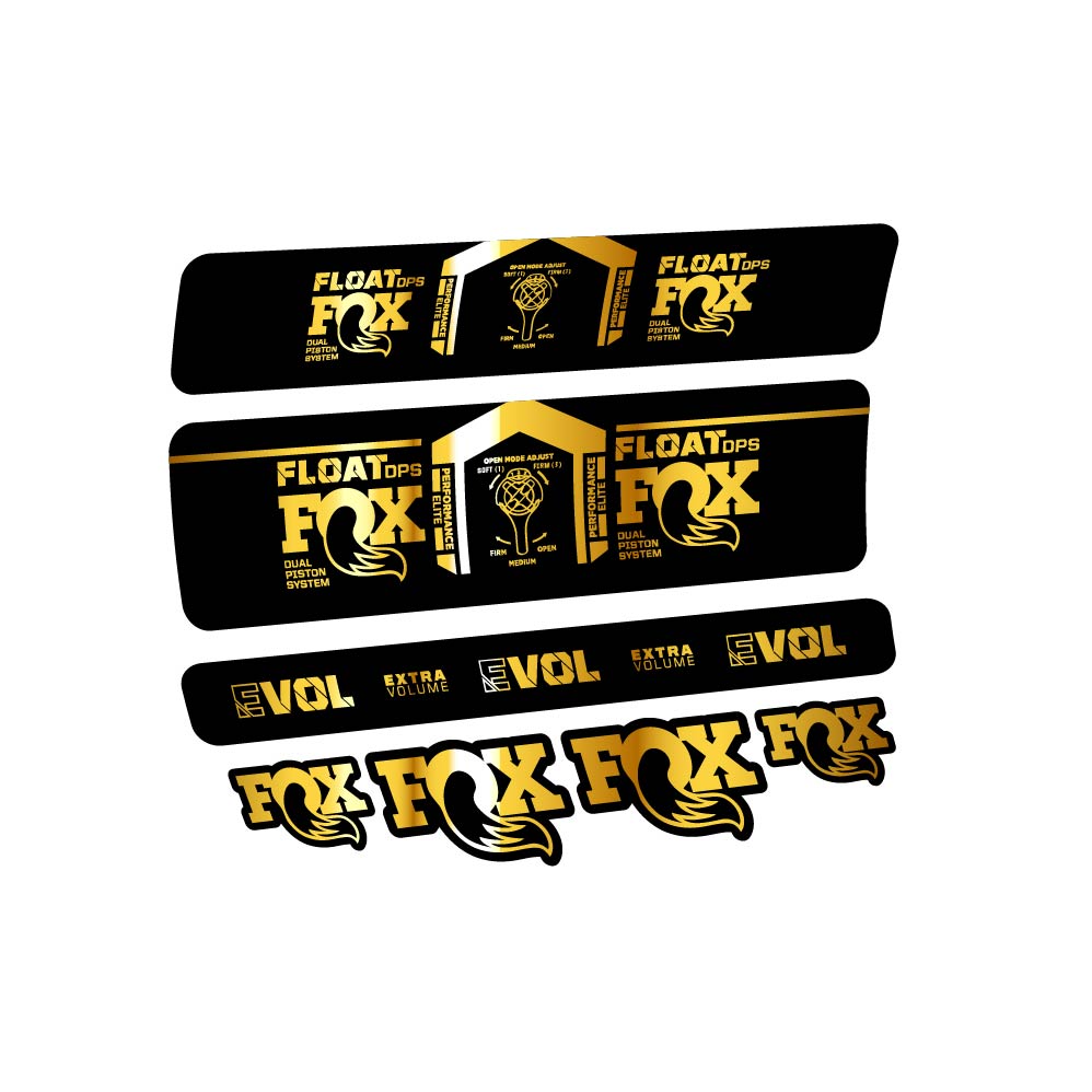 Decal Fox Float DPS Performance Elite 2021, Shock Absorber, bike sticker vinyl
