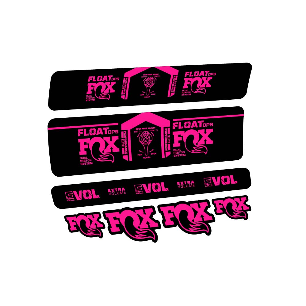 Decal Fox Float DPS Performance Elite 2021, Shock Absorber, bike sticker vinyl