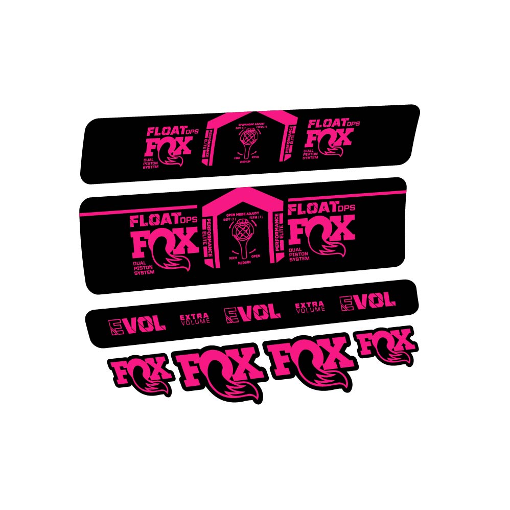 Decal Fox Float DPS Performance Elite 2021, Shock Absorber, bike sticker vinyl